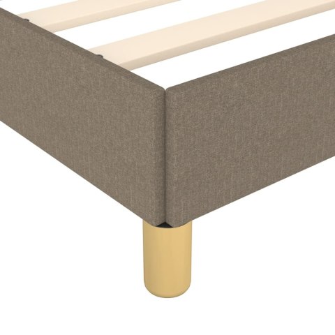 Rama łóżka bez materaca Taupe 80x200 cm Tkanina