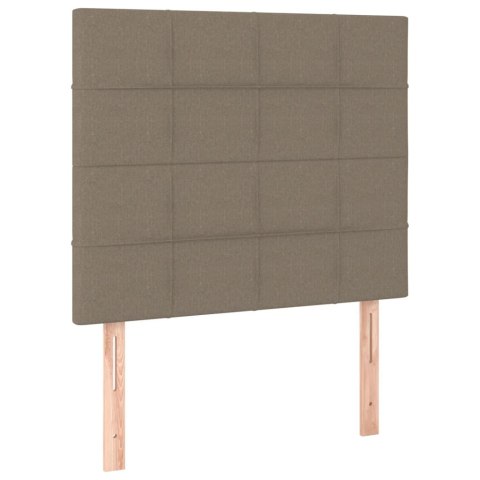 Rama łóżka bez materaca Taupe 80x200 cm Tkanina