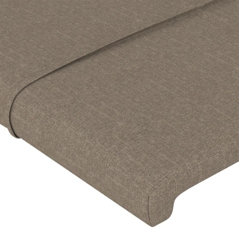Rama łóżka bez materaca Taupe 80x200 cm Tkanina