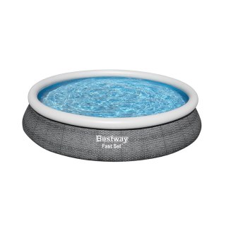 Bestway Basen dmuchany dla dorosłych Ratan z oczyszczaczem 475x84 cm Ogród 57313