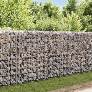 Kosz gabionowy, galwanizowana stal, 120x30x100 cm