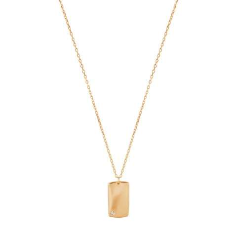 Gold necklace NXC6694 - Zirconia