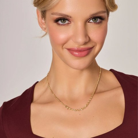 Gold necklace NZC6695