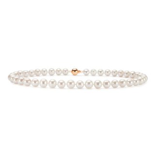 Gold necklace NZN6319 - Freshwater pearls