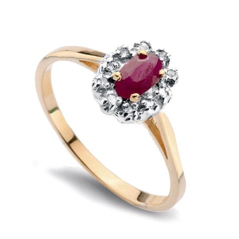 Gold ring PZD6226R - Diamond