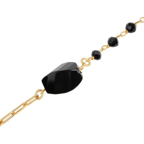 Silver bracelet BSC6684 - Onyx