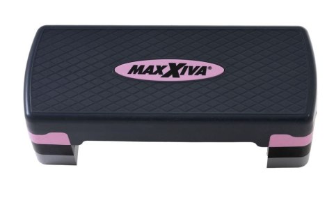 Stepper fitness MAXXIVA, regulowana wysokość, różowy
