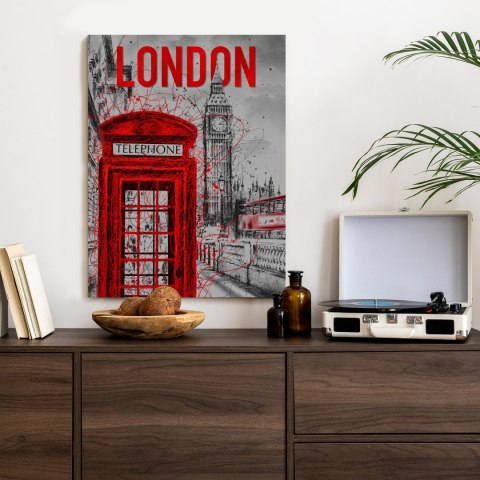 Plakat Brytyjska Budka Telefoniczna I Big Ben