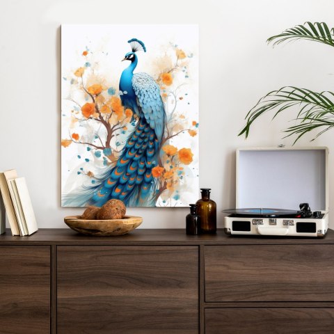 Plakat Paw I Malowane Kwiaty