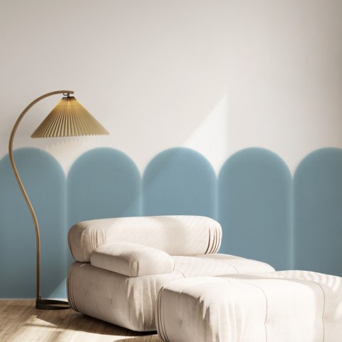 Panel Tapicerowany Magic Velvet Błękitny 30cm