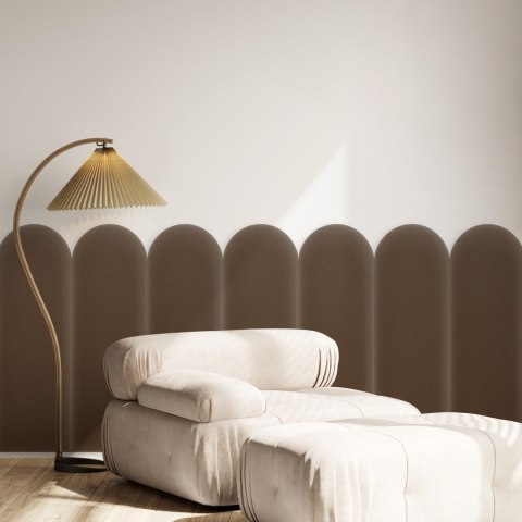 Panel Tapicerowany Magic Velvet Brązowy 20cm