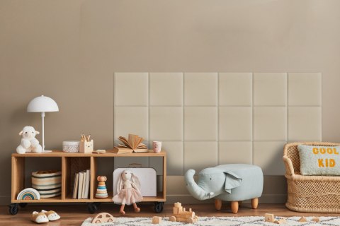Panel Tapicerowany Kremowy