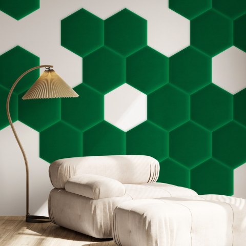 Panel Tapicerowany Magic Velvet Zielony
