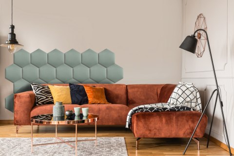 Panel Tapicerowany Miętowy