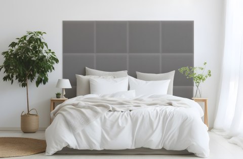 Panel Tapicerowany Magic Velvet Szary