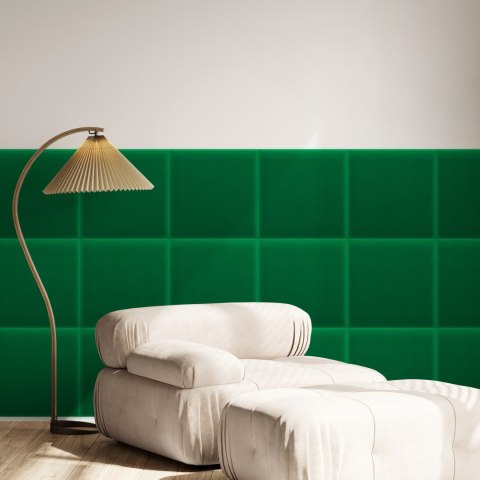 Panel Tapicerowany Magic Velvet Zielony