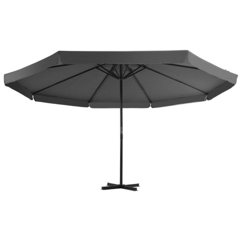 Parasol ogrodowy z przenośną podstawą, antracytowy