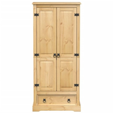 Szafa Corona, 76x50x170 cm, lite drewno sosnowe