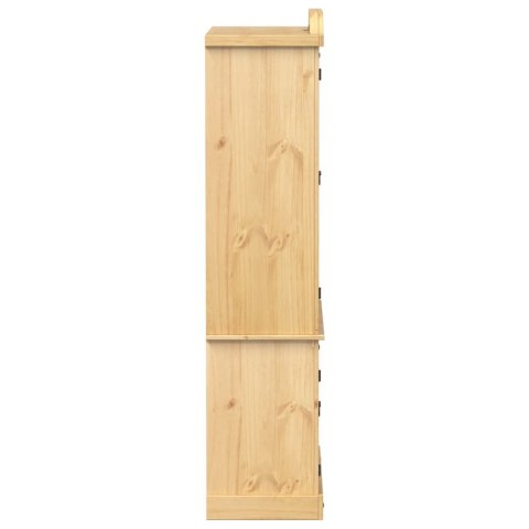 Witryna Corona, 103,5x42x180 cm, lite drewno sosnowe