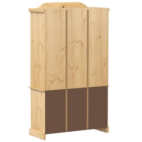 Witryna Corona, 103,5x42x180 cm, lite drewno sosnowe