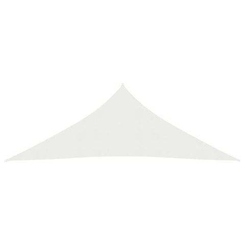 Żagiel przeciwsłoneczny, 160 g/m², biały, 4,5x4,5x4,5m, HDPE