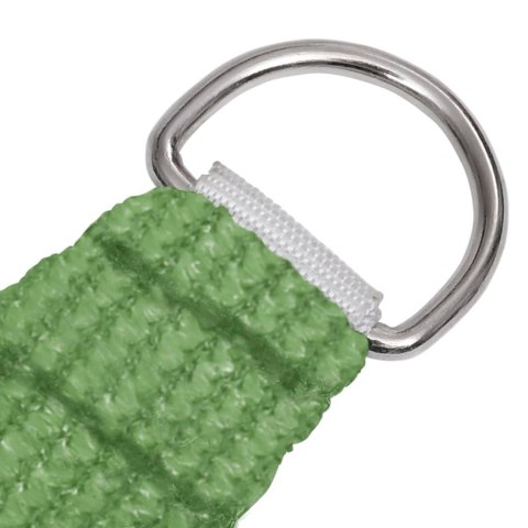 Żagiel przeciwsłoneczny, 160 g/m², jasnozielony, 3,5x4,5m, HDPE