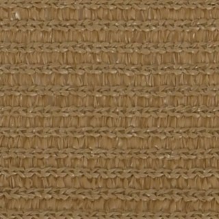 Żagiel przeciwsłoneczny, 160 g/m², kolor taupe, 4x4x4 m, HDPE