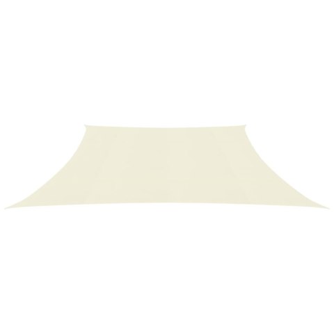 Żagiel przeciwsłoneczny, 160 g/m², kremowy, 4/5x3 m, HDPE