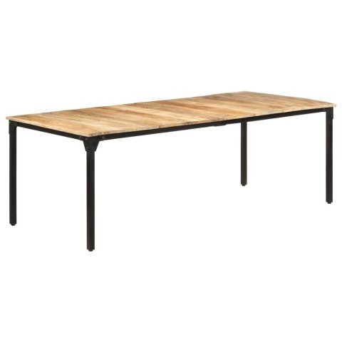 Stół jadalniany, 220 x 100 x 76 cm, surowe drewno mango