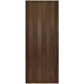 Drzwi harmonijkowe 001P-43G-80 wenge mat G 80 cm