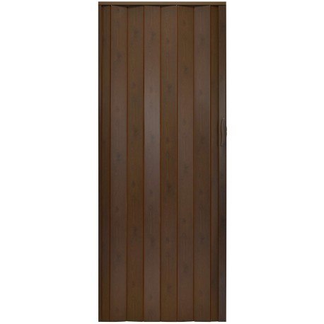 Drzwi harmonijkowe 001P-43G-80 wenge mat G 80 cm