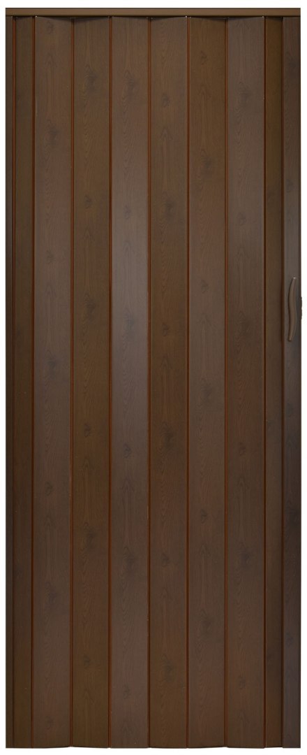 Drzwi harmonijkowe 001P-43G-80 wenge mat G 80 cm