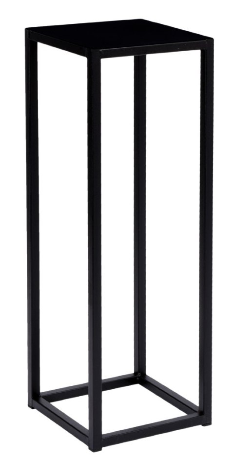 Kwietnik loftowy PIATTO 60 cm czarny