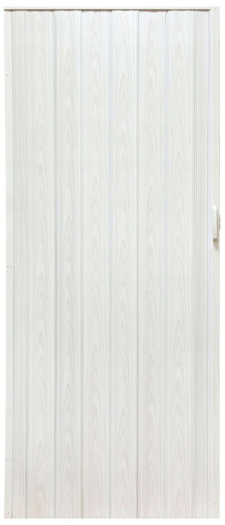 Drzwi harmonijkowe 004-04-90 biały dąb 90 cm