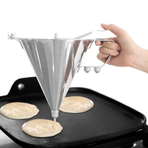 Dozownik pistolet stalowy do sosów i kremów Kitchen Line - Hendi 551813