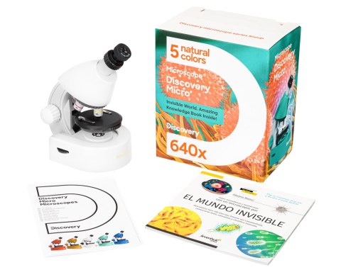 (ES) Mikroskop Levenhuk Discovery Micro z książką