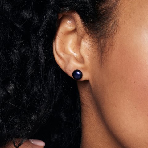 Silver earrings KSN4315 - Freshwater pearls