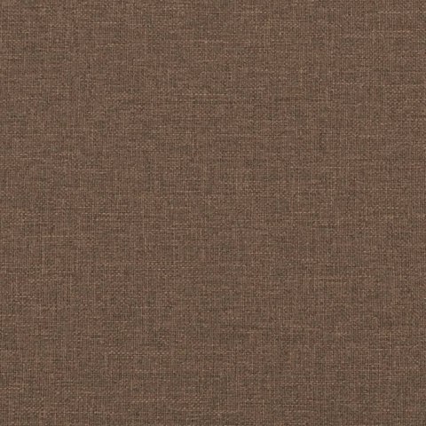 3-osobowa sofa z podnóżkiem, brązowy, 180 cm, tkaniną