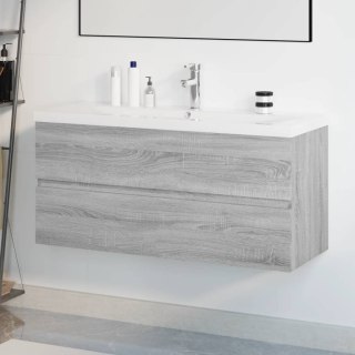 Szafka z umywalką, szary dąb sonoma, materiał drewnopochodny