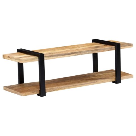 Szafka pod TV, 130x40x40 cm, lite drewno mango