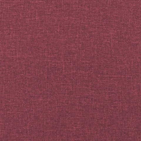 3-osobowa sofa z poduszkami, winna czerwień, 210 cm, tkanina