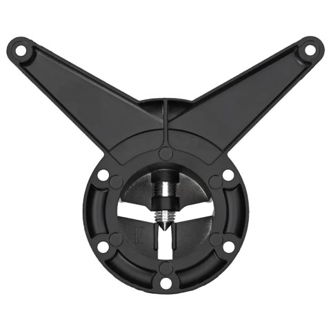 4 Nogi do stołu z regulacją wysokości Czarne 1100 mm