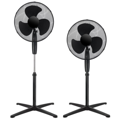 Wentylator podłogowy stojący KOUD 125 cm czarny