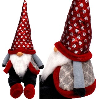 SKRZAT MIKOŁAJ ŚWIĄTECZNY SIEDZĄCY 92CM