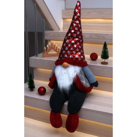 SKRZAT MIKOŁAJ ŚWIĄTECZNY SIEDZĄCY 92CM