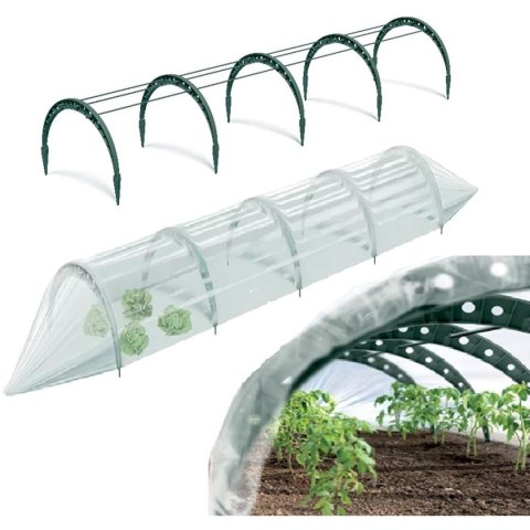 TUNEL FOLIOWY SZKLARNIA FLOO 240CM ZIELONY LEŚNY