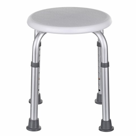 Taboret prysznicowy okrągły aluminiowy