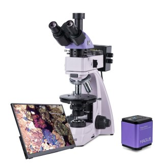 Mikroskop polaryzacyjny cyfrowy MAGUS Pol D850 LCD