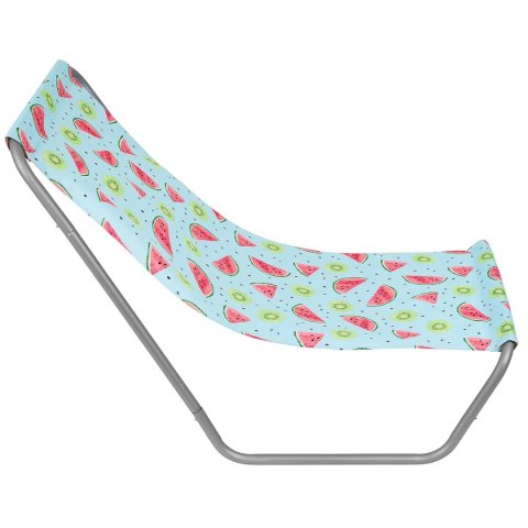 LEŻAK OGRODOWO - PLAŻOWY SKŁADANY I TORBA FRUIT MELON