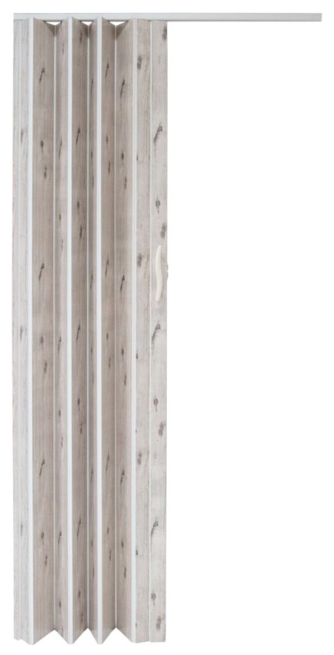 Drzwi harmonijkowe 001P-62-80 dąb alaska mat 80 cm